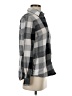 Lands' End 100% Cotton Checkered-gingham Gray Long Sleeve Button-Down Shirt Size S - photo 4