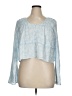 Self Esteem 100% Rayon Blue 3/4 Sleeve Blouse Size XL - photo 1