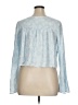 Self Esteem 100% Rayon Blue 3/4 Sleeve Blouse Size XL - photo 2