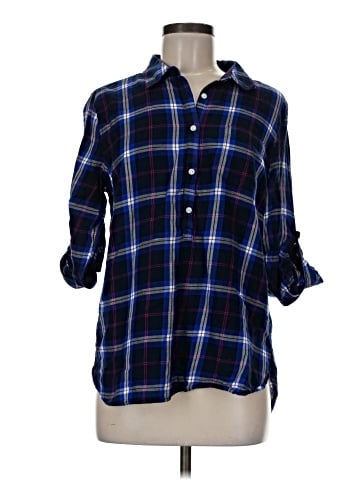 Gap Outlet 3/4 Sleeve Button-Down Shirt (view 1)