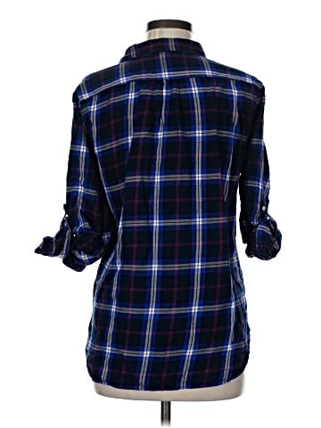 Gap Outlet 3/4 Sleeve Button-Down Shirt (view 2)