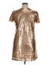 Lulus 100% Polyester Gold Short Sleeve Top Size XL - photo 2