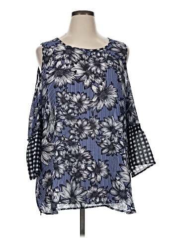 Spense 3/4 Sleeve Blouse (view 1)