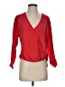Rory Beca Red Long Sleeve Blouse Size XS - photo 1