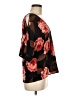 Alceè 100% Silk Black Short Sleeve Silk Top Size M - photo 4