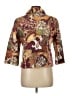 Chico's Paisley Gold Blazer Size Med (1) - photo 2