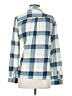 Ellison Plaid Blue Long Sleeve Blouse Size S - photo 2