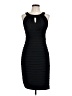 Melrose Solid Black Cocktail Dress Size 10 - photo 1