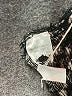 Katsumi 100% Polyamide Tweed Black Pullover Sweater Size S - photo 8