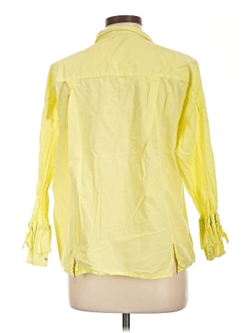 Zara Basic 3/4 Sleeve Button-Down Shirt (view 2)