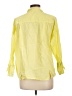 Zara Basic Yellow 3/4 Sleeve Button-Down Shirt Size L - photo 2