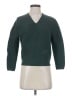 Uniqlo 100% Cotton Solid Green Pullover Sweater Size XS - photo 1