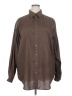 Roundtree & Yorke Solid Brown Long Sleeve Button-Down Shirt Size 2X (tall) - photo 1