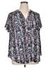 Torrid 100% Polyester Purple Short Sleeve T-Shirt Size 1X Plus (1) - photo 1