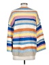 Weekend Max Mara 100% Linen Color Block Blue Pullover Sweater Size S - photo 2