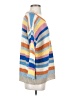 Weekend Max Mara 100% Linen Color Block Blue Pullover Sweater Size S - photo 4