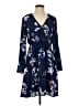 Westport 100% Polyester Print Blue Casual Dress Size 2 - photo 1