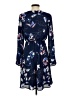 Westport 100% Polyester Print Blue Casual Dress Size 2 - photo 2