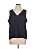 Club Monaco Black Sleeveless Blouse Size L - photo 1