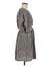 Ulla Johnson 100% Silk Polka Dots Gray Tan Casual Dress Size 6 - photo 4