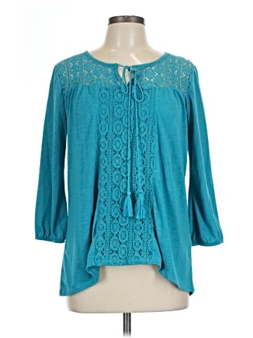 North River Outfitters 3/4 Sleeve Blouse (view 1)