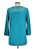 North River Outfitters Teal 3/4 Sleeve Blouse Size L - photo 2