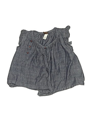 Tea Denim Skirt (view 1)