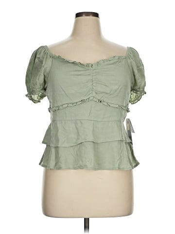 Celebrity Pink Short Sleeve Blouse (view 1)