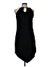 Tempted 100% Polyester Solid Black Cocktail Dress Size L - photo 1