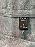 Emery Rose 100% Polyester Chevron-herringbone Gray Shorts Size L - photo 3