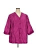 Maggie Barnes Purple Blazer Size 2X - photo 1