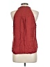 Kut from the Kloth 100% Lyocell Red Sleeveless Button-Down Shirt Size L - photo 2