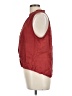 Kut from the Kloth 100% Lyocell Red Sleeveless Button-Down Shirt Size L - photo 5