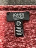 Jones New York Signature 100% Polyester Tweed Burgundy Pullover Sweater Size S - photo 7