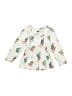 Monica + Andy 100% Cotton Ivory Long Sleeve T-Shirt Size 2T - photo 1