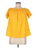Unbranded Yellow Short Sleeve Blouse Size M - photo 1
