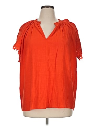 Chelsea & Theodore Short Sleeve Blouse (view 1)