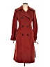 Max Mara Red Burgundy Wool Coat Size 6 - photo 1