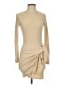 Superdown Solid Tan Cocktail Dress Size XS - photo 1