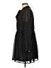 Maule 100% Polyester Polka Dots Black Casual Dress Size L - photo 5