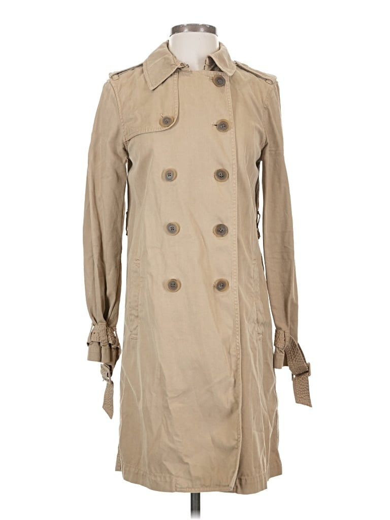 Pre-owned Jcrew Trenchcoat In Tan