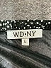WD.NY 100% Polyester Stars Black Casual Skirt Size L - photo 4