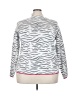 By Anthropologie Animal Print Silver Pullover Sweater Size 2X - photo 1
