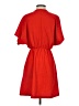 H&M Solid Red Casual Dress Size S - photo 2