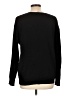 Autumn Cashmere 100% Cashmere Graphic Black Cashmere Pullover Sweater Size L - photo 2