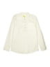 Boden Solid Ivory Long Sleeve Button-Down Shirt Size 13 - photo 1