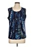 Jones Studio Blue Sleeveless Blouse Size L - photo 1