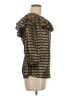 MICHAEL Michael Kors 100% Polyester Gold 3/4 Sleeve Blouse Size M - photo 4