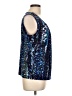 Jones Studio Blue Sleeveless Blouse Size L - photo 4