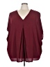 Ellos Burgundy 3/4 Sleeve Blouse Size 2X - photo 1